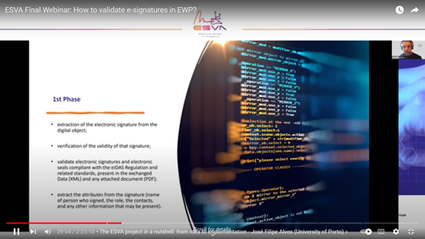 Final Webinar: All About how ESVA Works